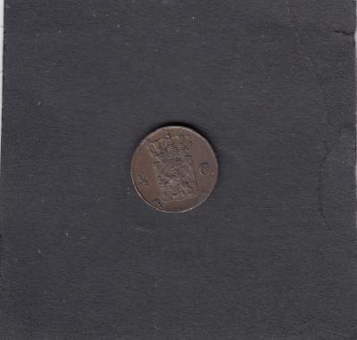 Beschrijving: 1/2 Cent WILLEM III